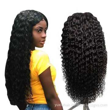 30inch Deep Wave Virgin Human Hair wigs Lace Frontal Wig Cuticle Aligned Hair Pre Plucked With Babyhair wigs For Black Women